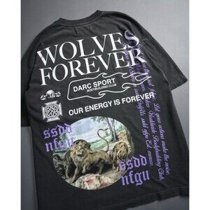 Darc Sport Three Wolves Premium Tee Limited Edition 778/2000 Men’s Large NWT